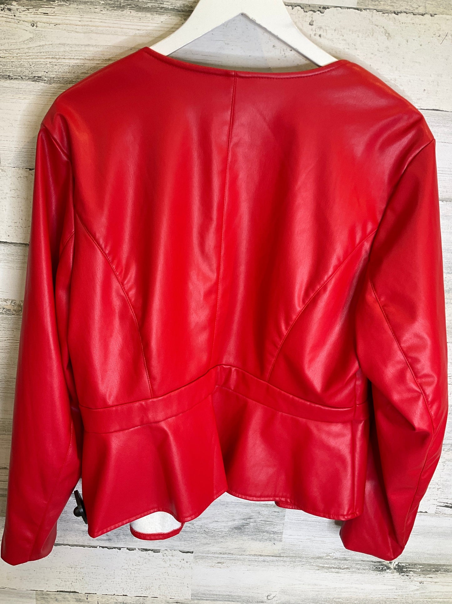 Jacket Other By Ashley Stewart In Red, Size: Xl