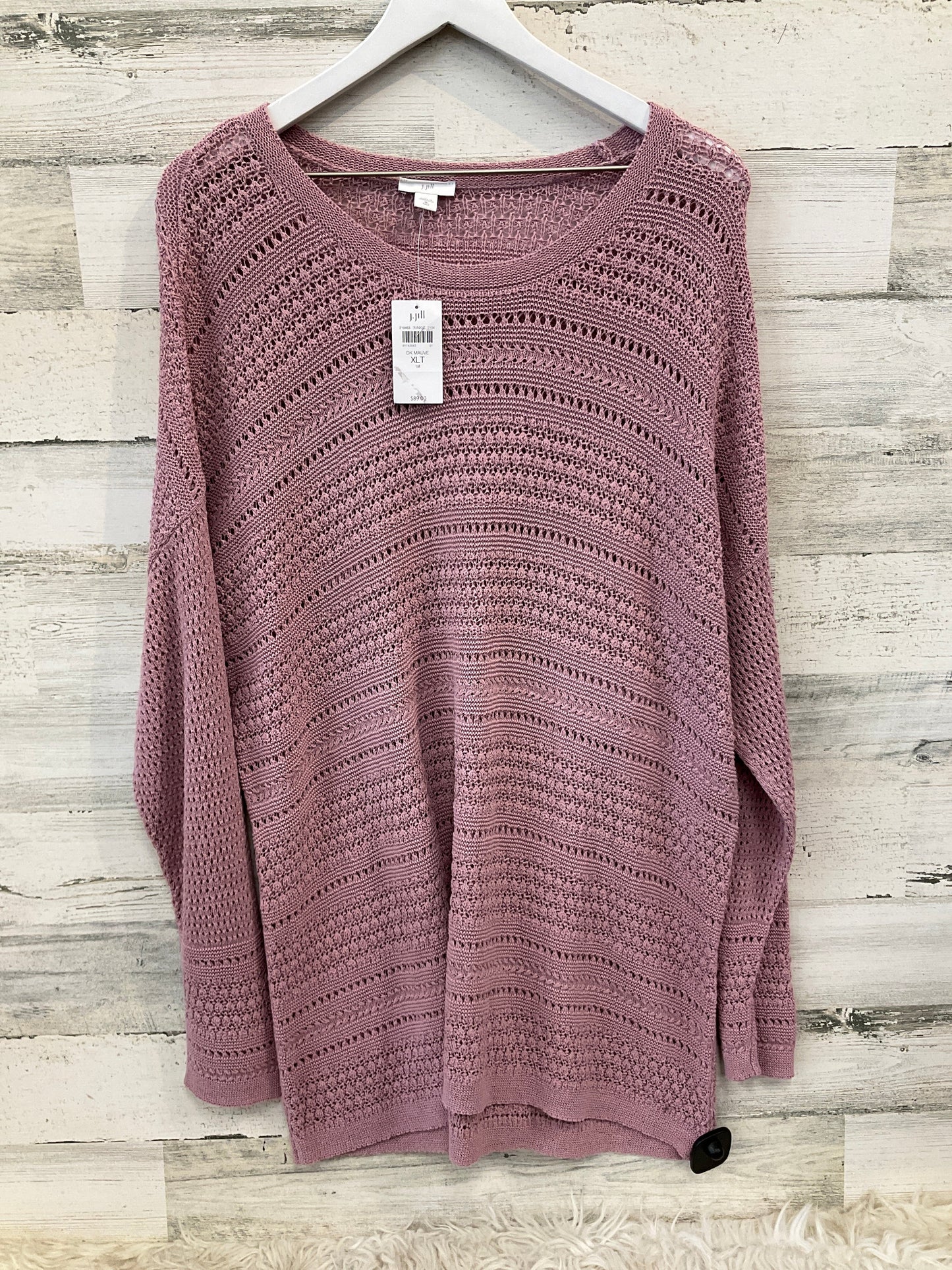 Sweater By J. Jill In Pink, Size: Xl