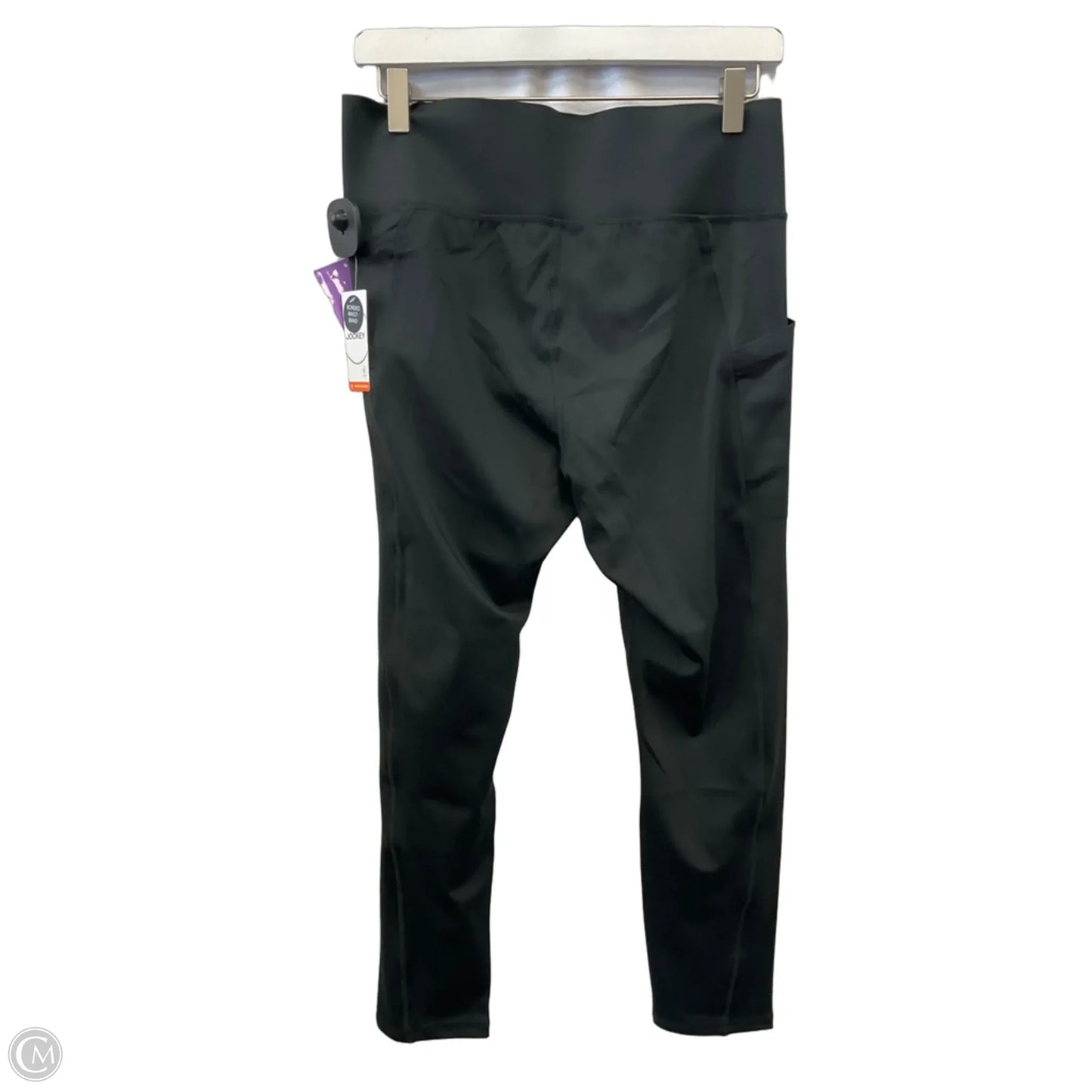 Athletic Leggings By Jockey In Black, Size: L