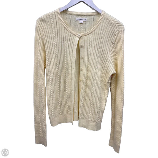 Cardigan By Aeropostale In Yellow, Size: Xl