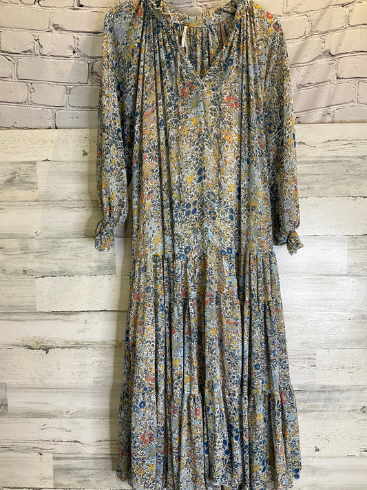 Dress Casual Maxi By Free People In Blue, Size: Xs