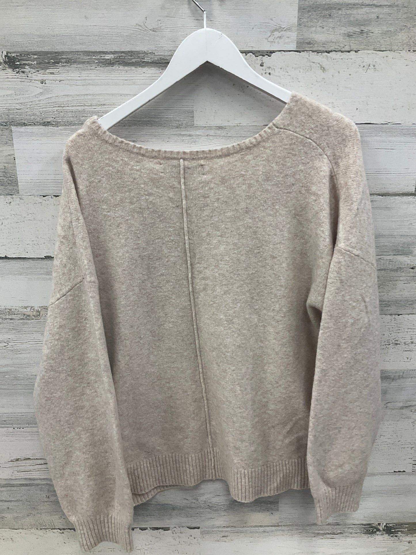 Sweater By Loft In Cream, Size: L