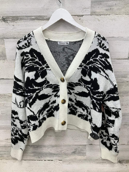 Cardigan By 89th And Madison In Black & White, Size: Xl