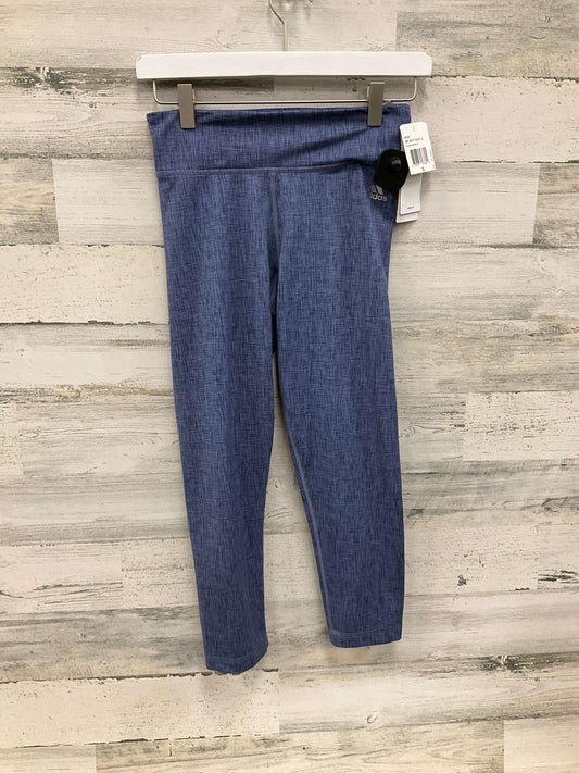 Athletic Capris By Adidas In Blue, Size: S