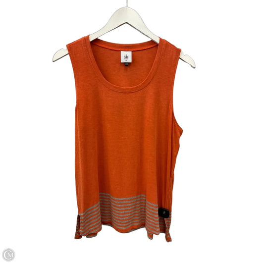 Top Sleeveless By Cabi In Orange, Size: M