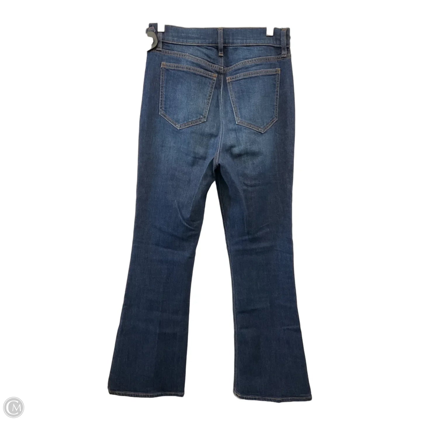 Jeans Flared By Ann Taylor In Blue Denim, Size: 4