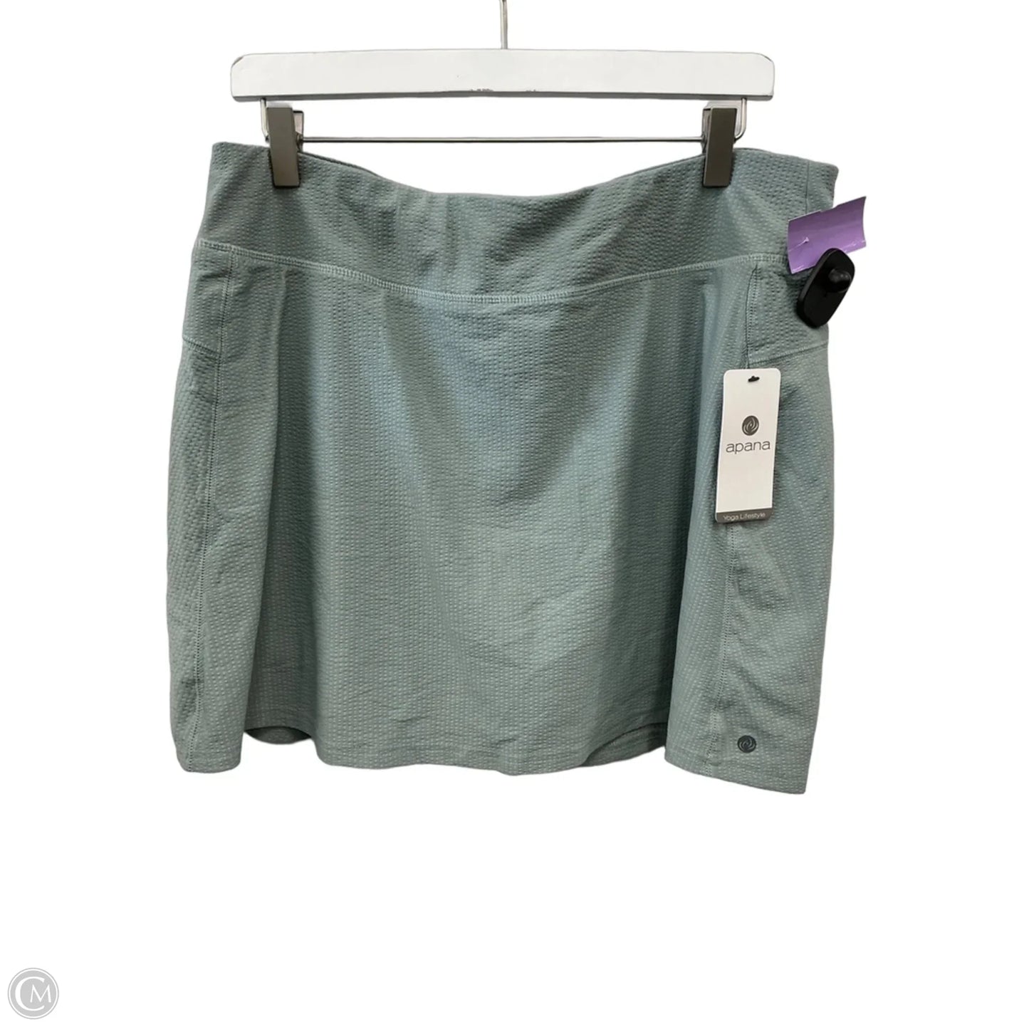Athletic Skort By Apana In Green, Size: Xl