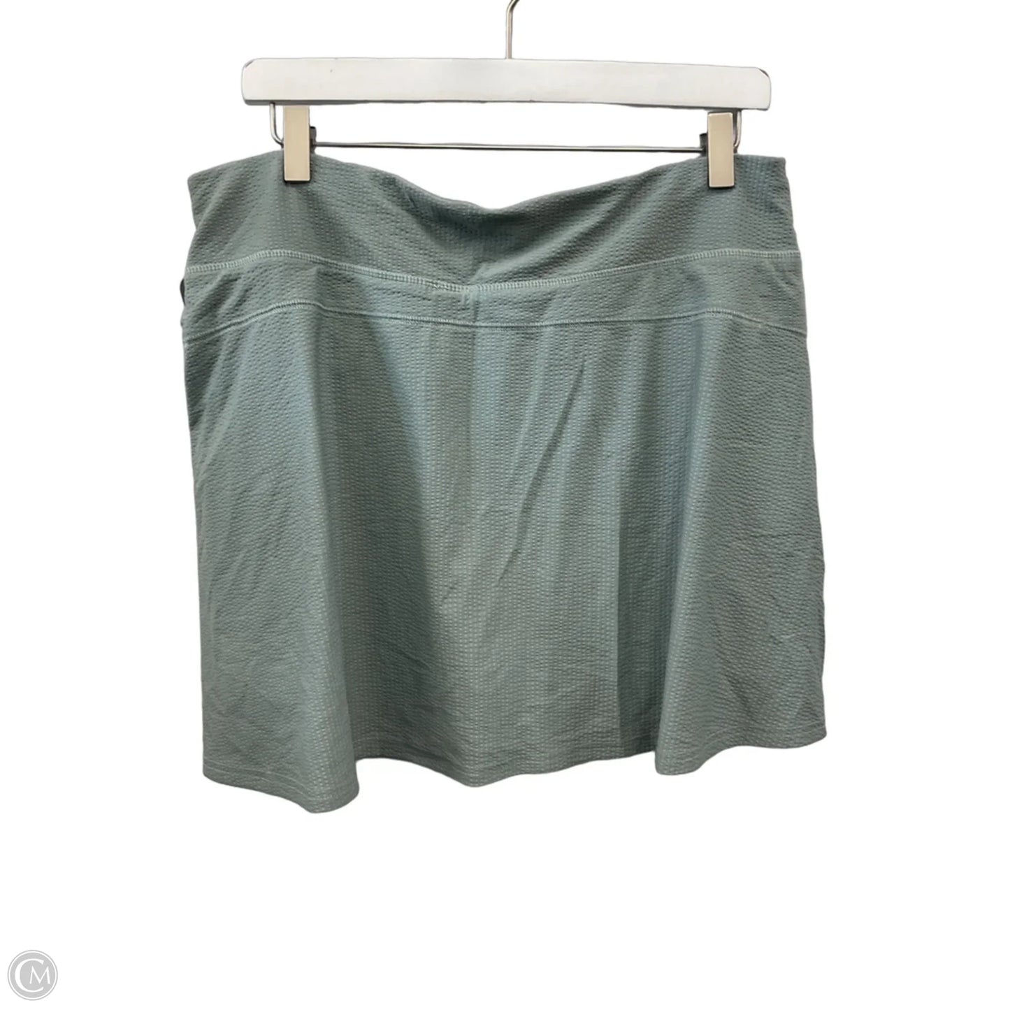Athletic Skort By Apana In Green, Size: Xl