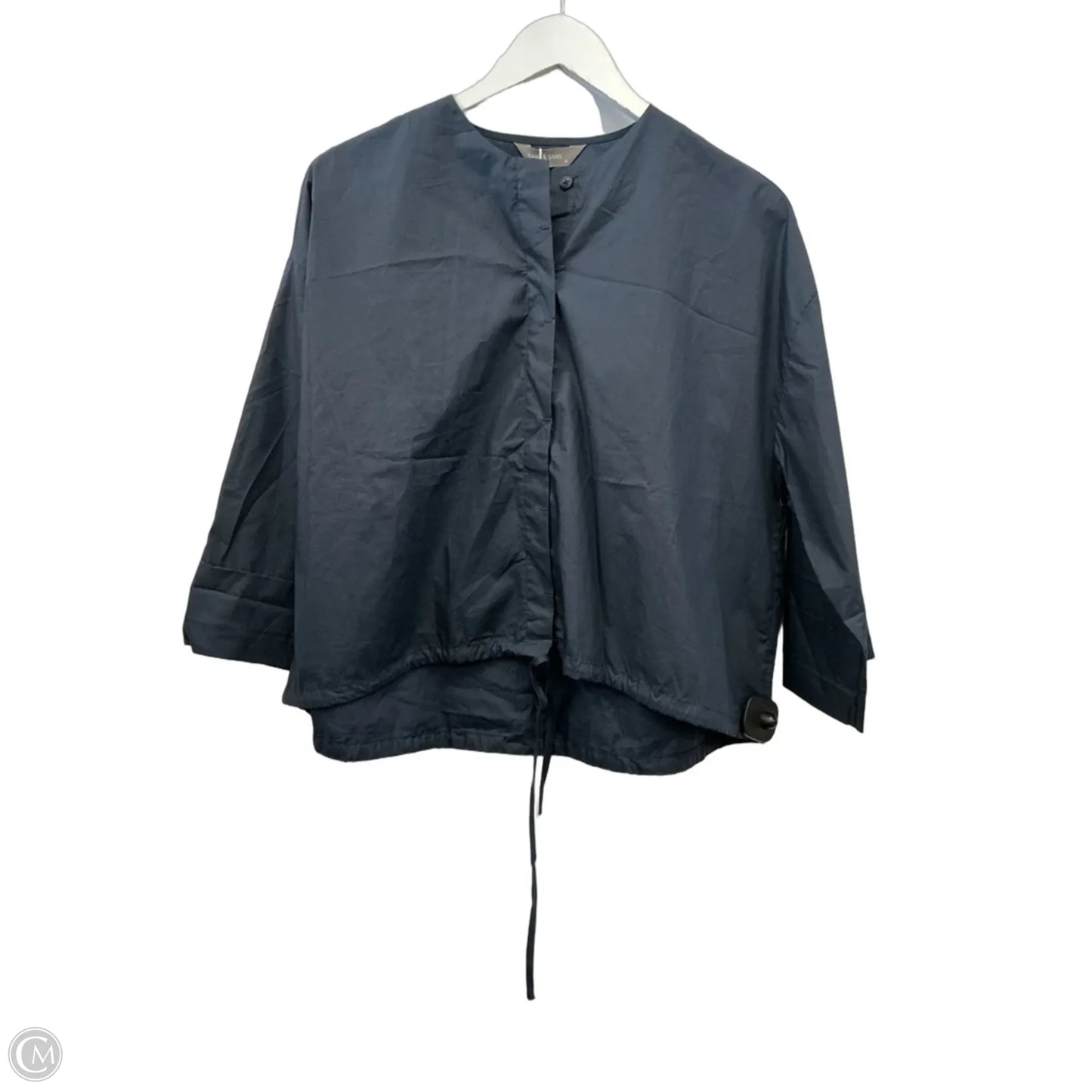 Top Long Sleeve By Clothes Mentor In Navy, Size: M