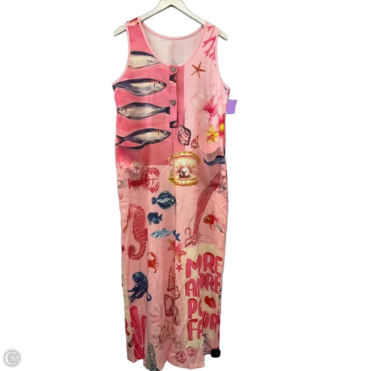 Jumpsuit By Clothes Mentor In Pink, Size: Xl