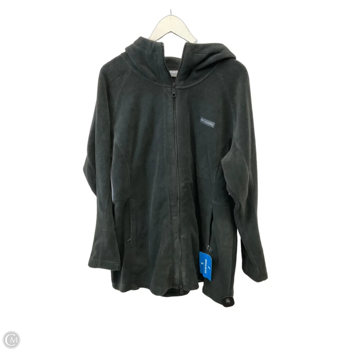 Jacket Fleece By Columbia In Grey, Size: 2x