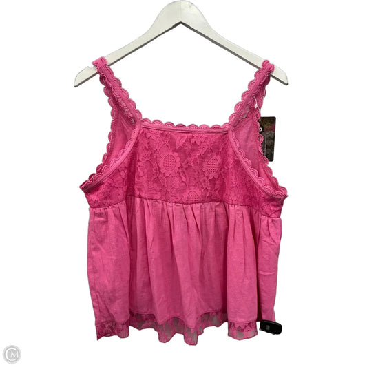 Top Sleeveless By Clothes Mentor In Pink, Size: S