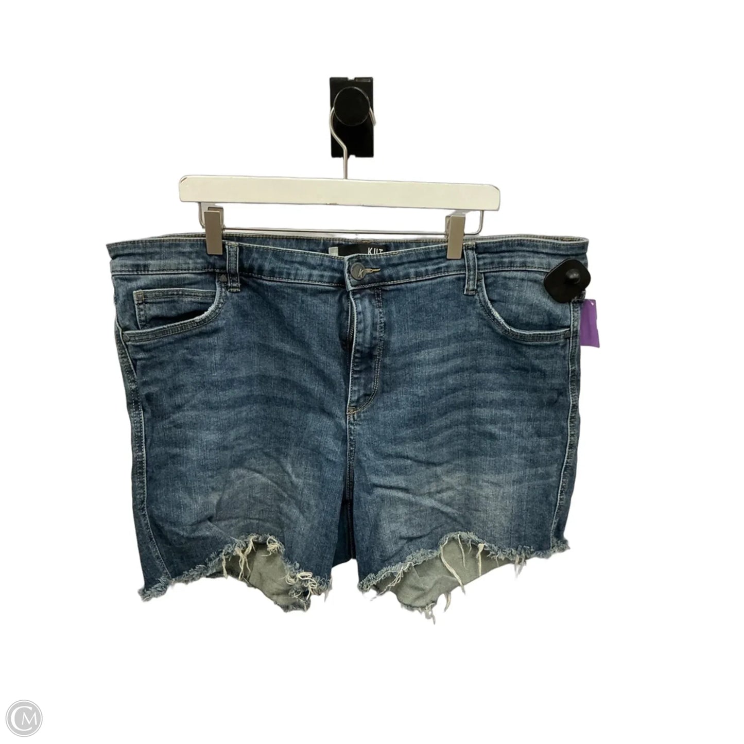 Shorts By Kut In Blue Denim, Size: 20