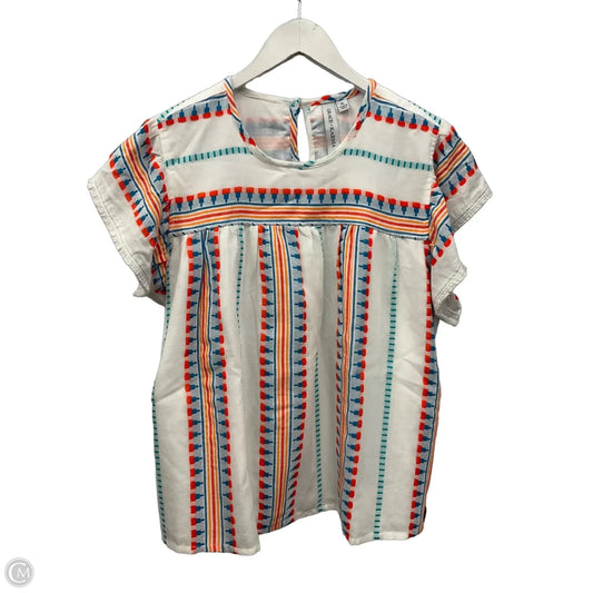 Top Short Sleeve By Grace + Karma In Multi-colored, Size: Xl