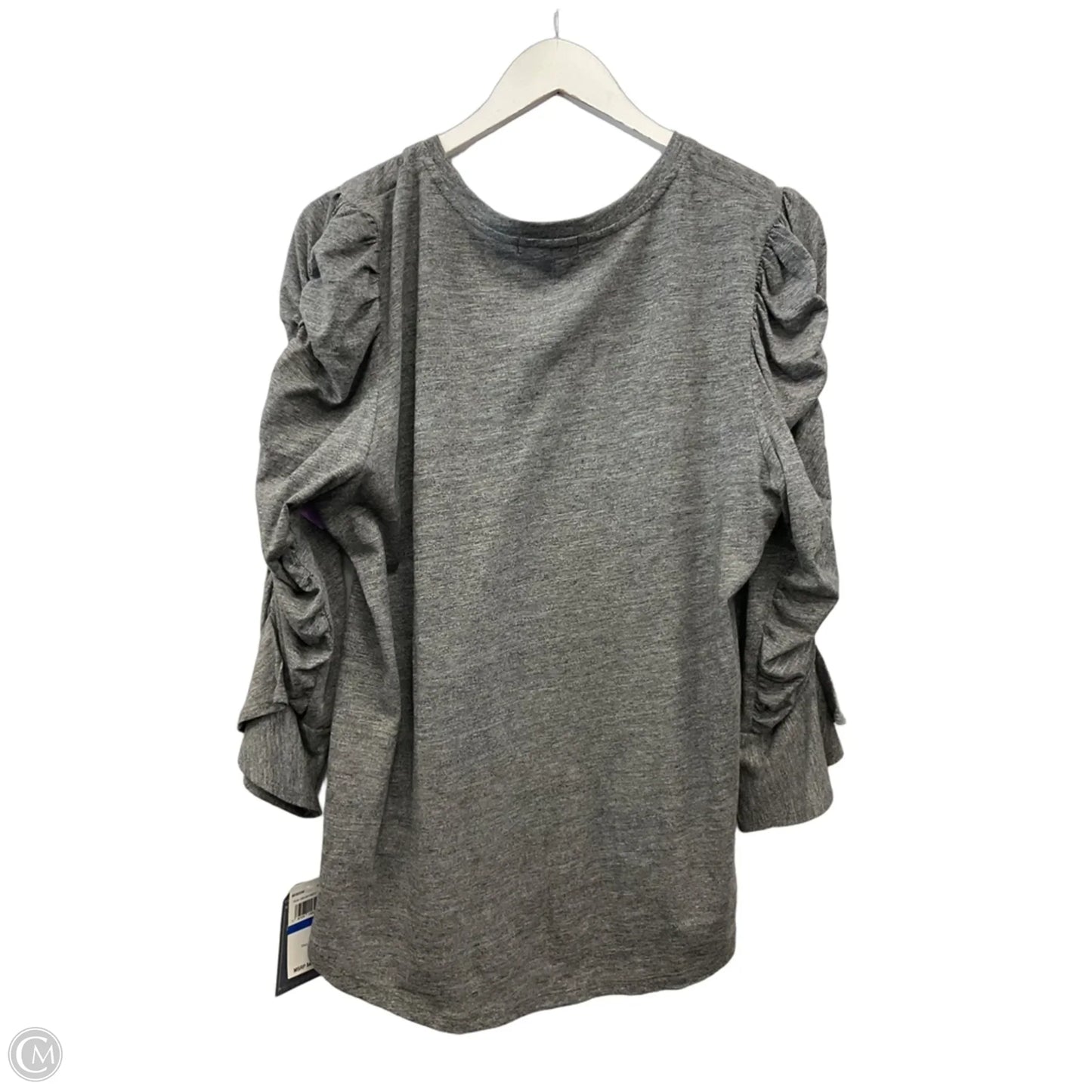 Top Long Sleeve By Democracy In Grey, Size: Xl