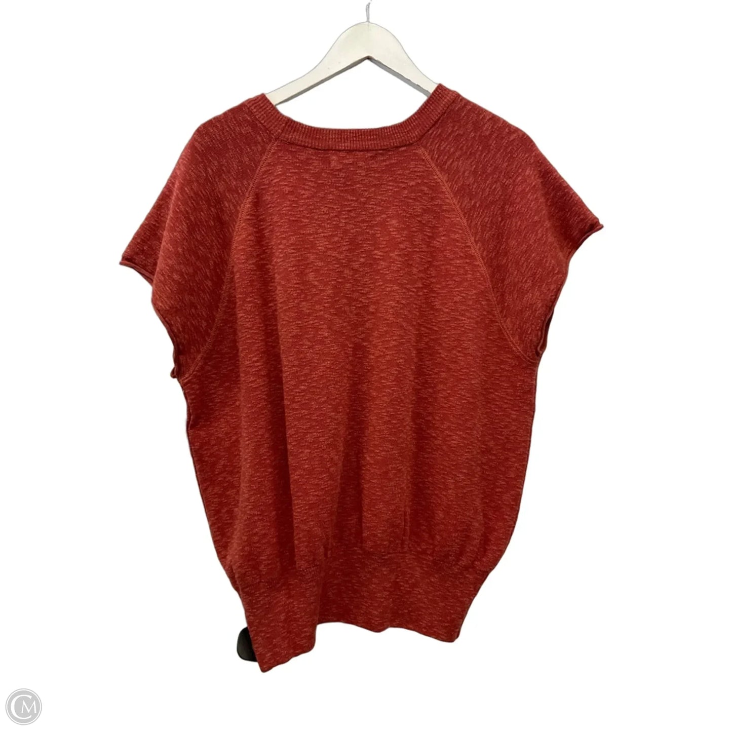 Top Short Sleeve By By Together In Orange, Size: L