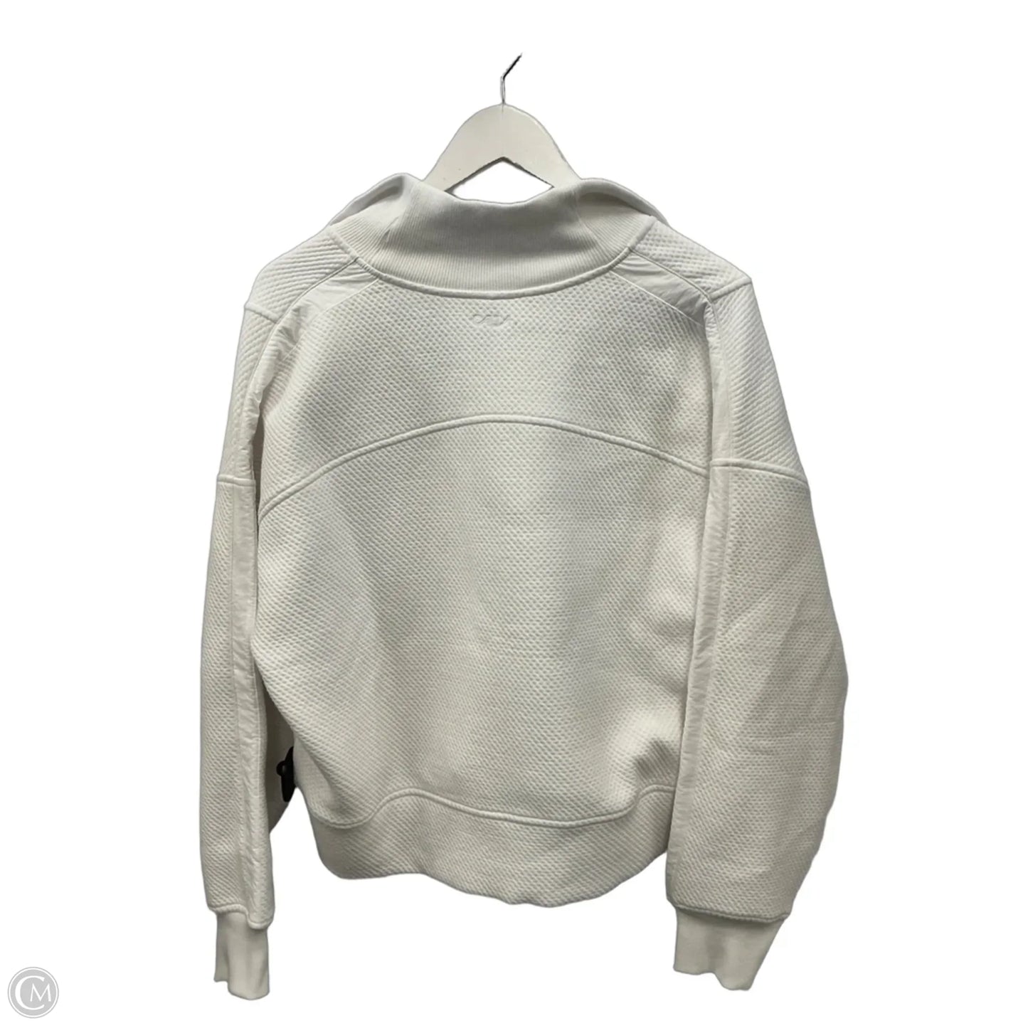 Athletic Sweatshirt Collar By Calia In White, Size: S