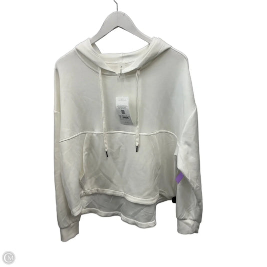 Sweatshirt Hoodie By As Revival In White, Size: S