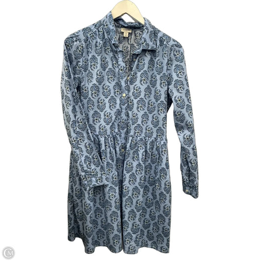 Dress Casual Midi By J. Crew In Blue, Size: S