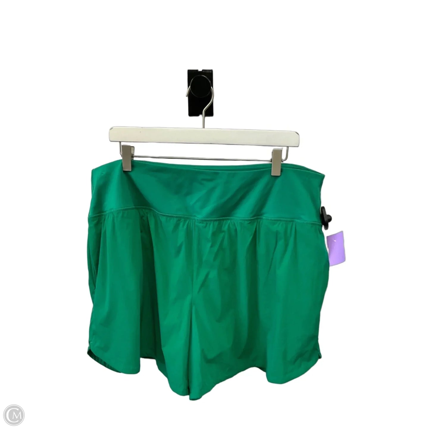 Athletic Shorts By Spyder In Green, Size: Xxl