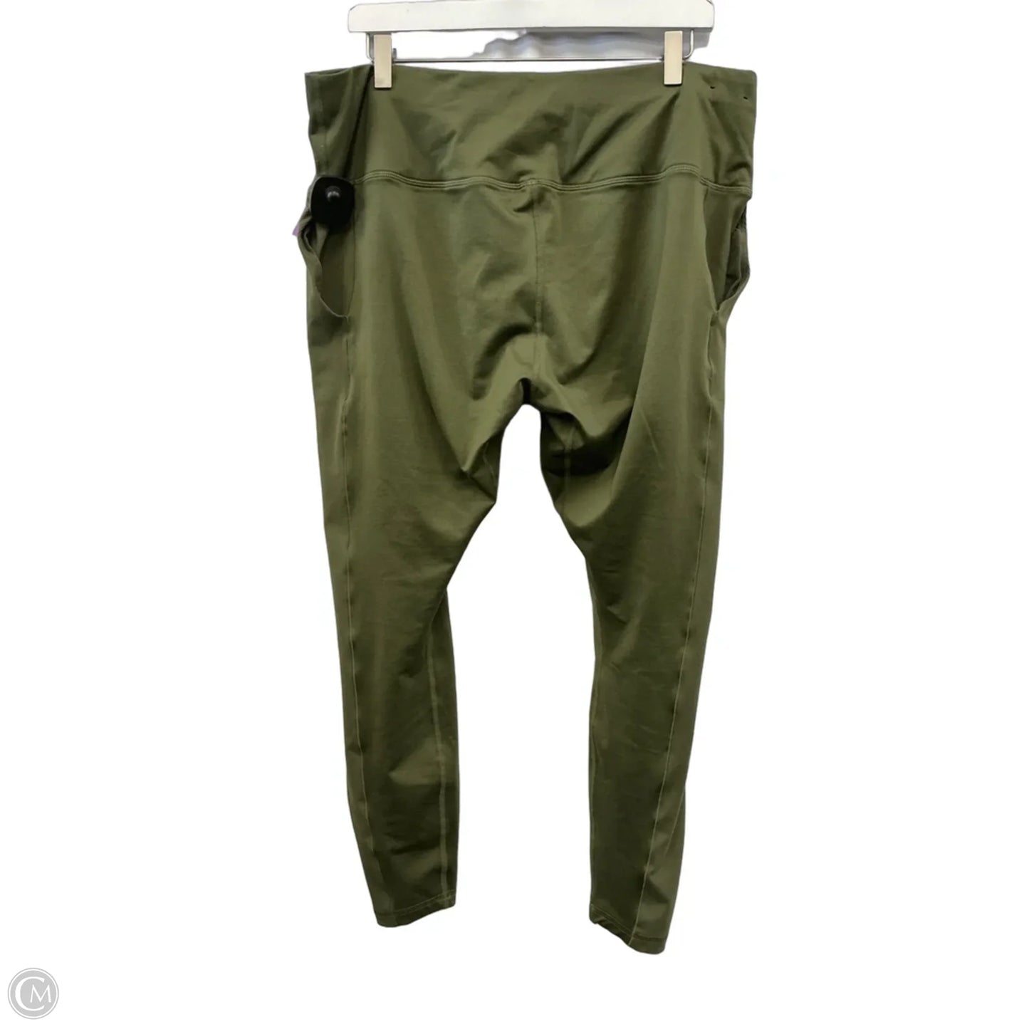 Athletic Leggings By Under Armour In Green, Size: 2x