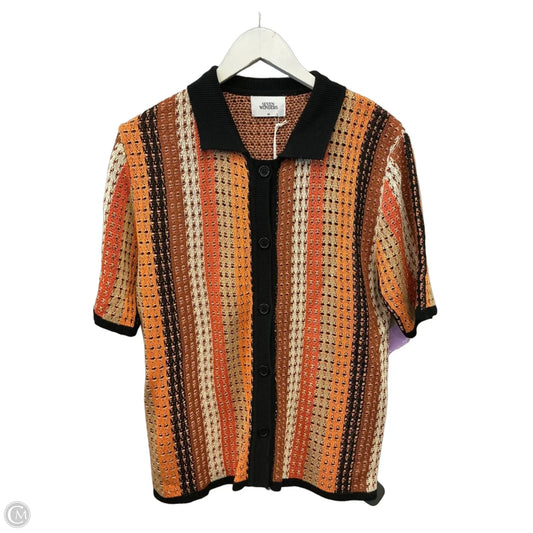 Top Short Sleeve By Clothes Mentor In Orange, Size: M