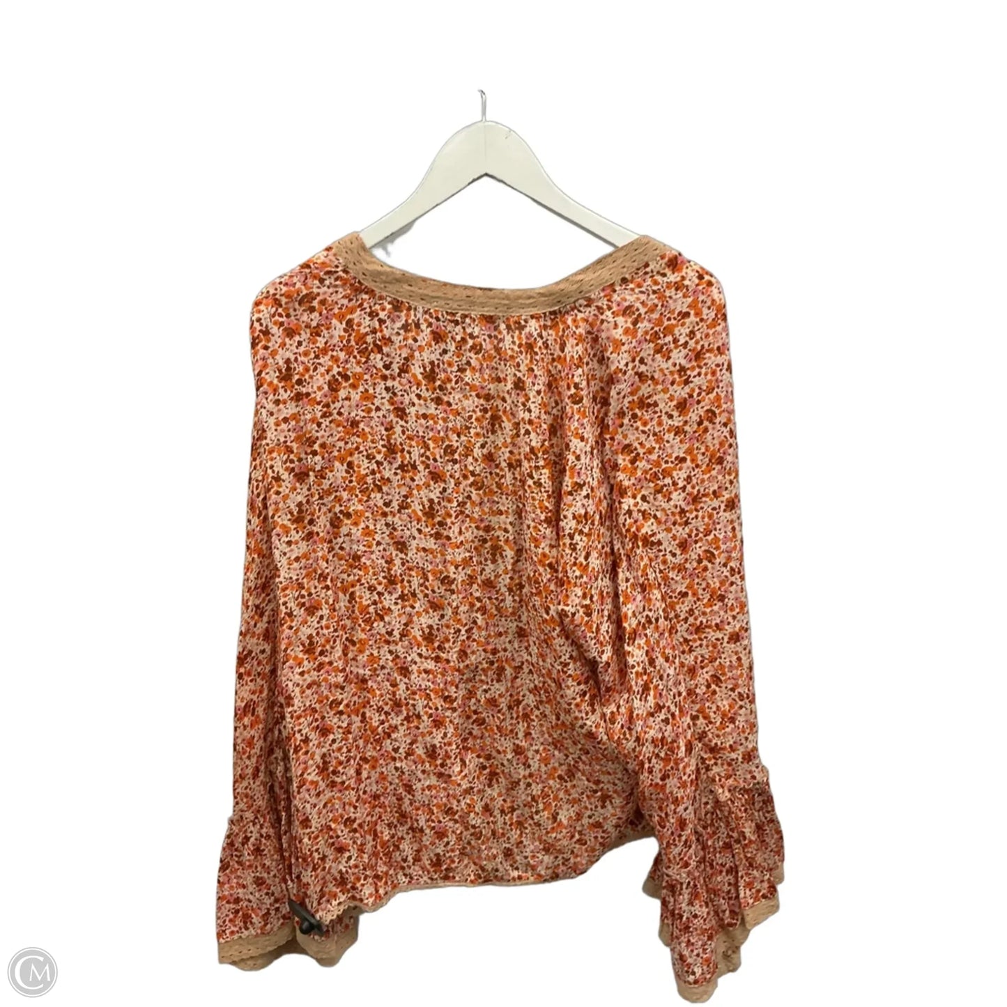 Cardigan By Clothes Mentor In Floral Print, Size: Osfm