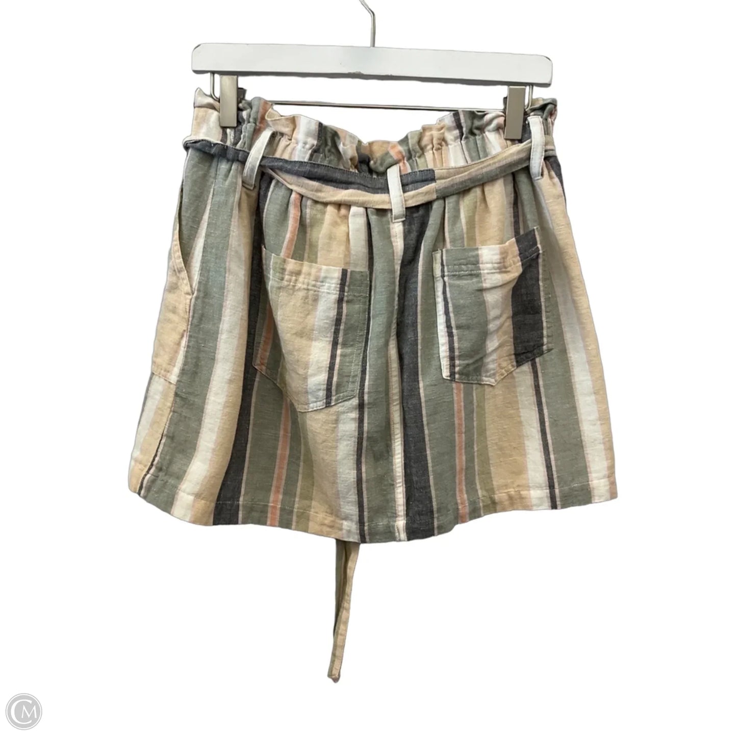Skirt Mini & Short By American Eagle In Striped Pattern, Size: 8