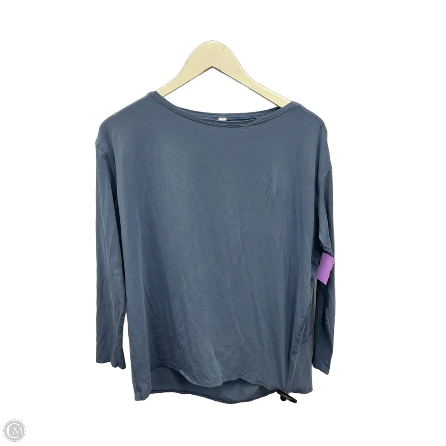 Athletic Top Long Sleeve Crewneck By Lululemon In Blue, Size: 10
