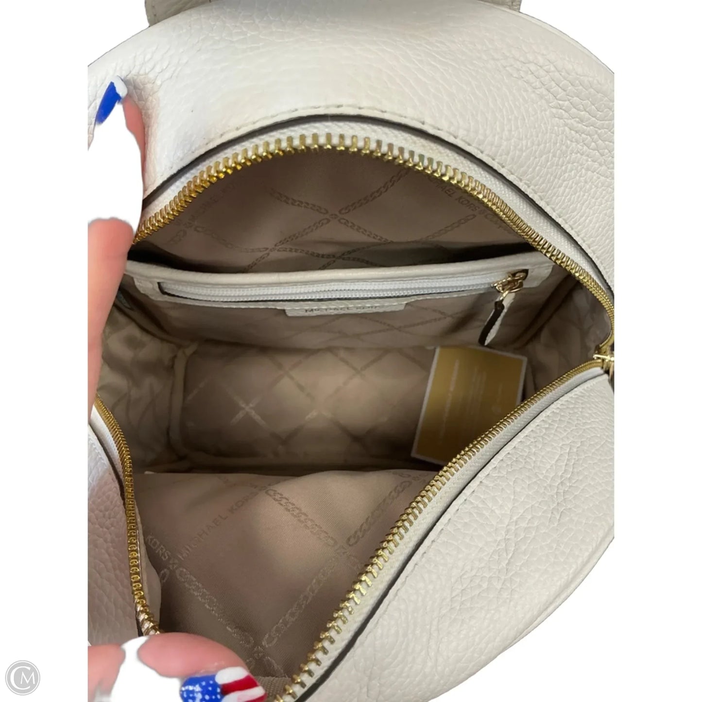 Backpack Designer By Michael Kors, Size: Medium