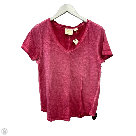 Top Short Sleeve By Maeve In Pink, Size: Xs