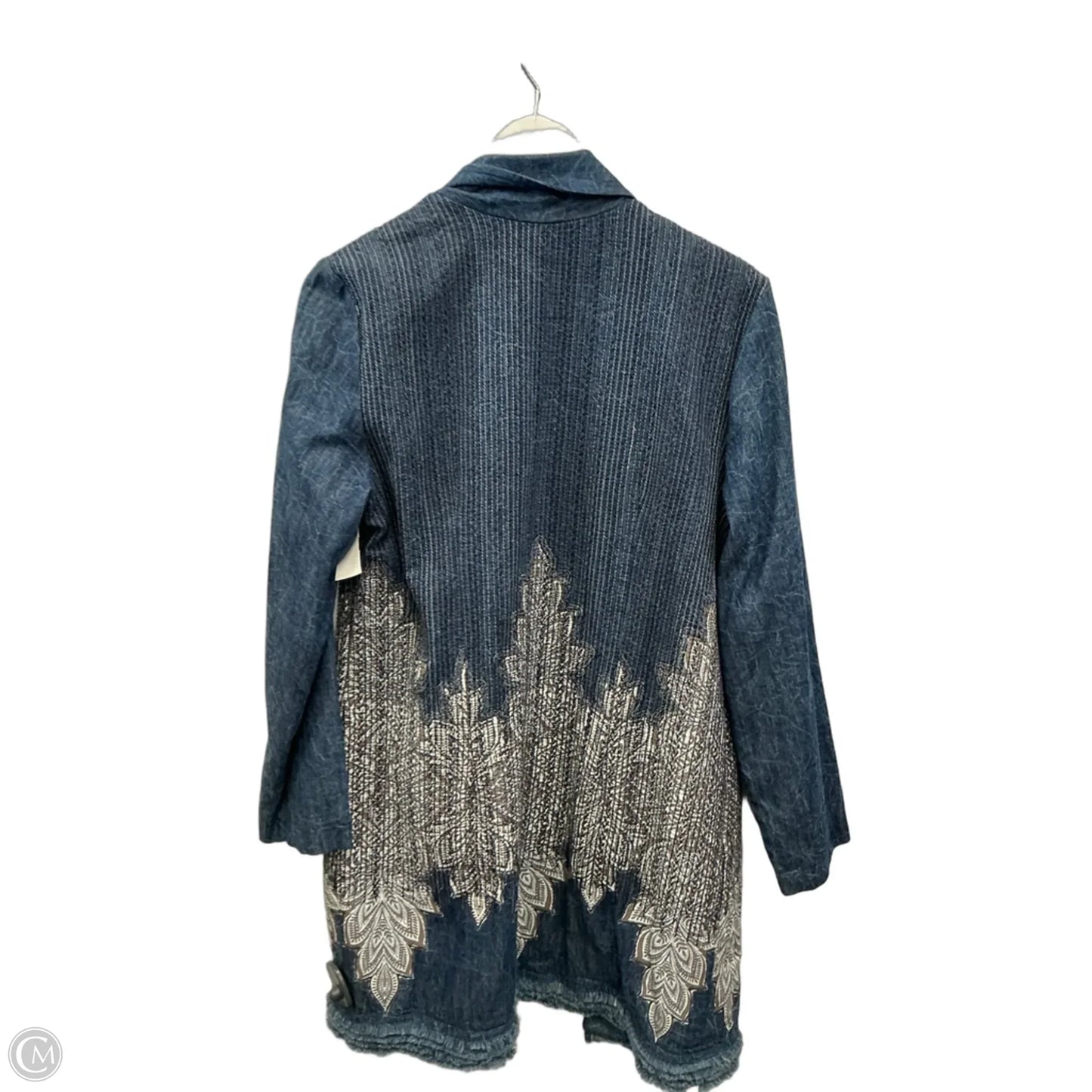 Blazer By Chicos In Blue, Size: M