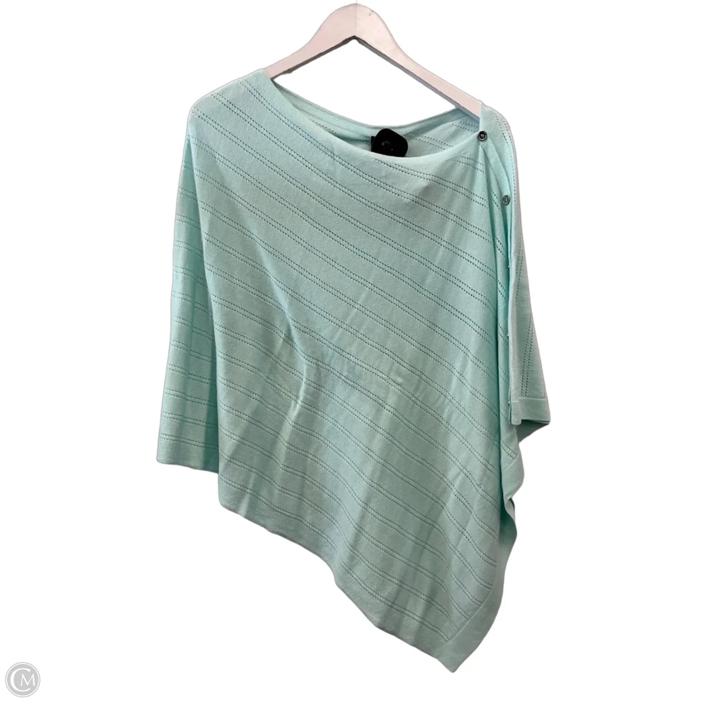 Poncho By Talbots In Teal, Size: M