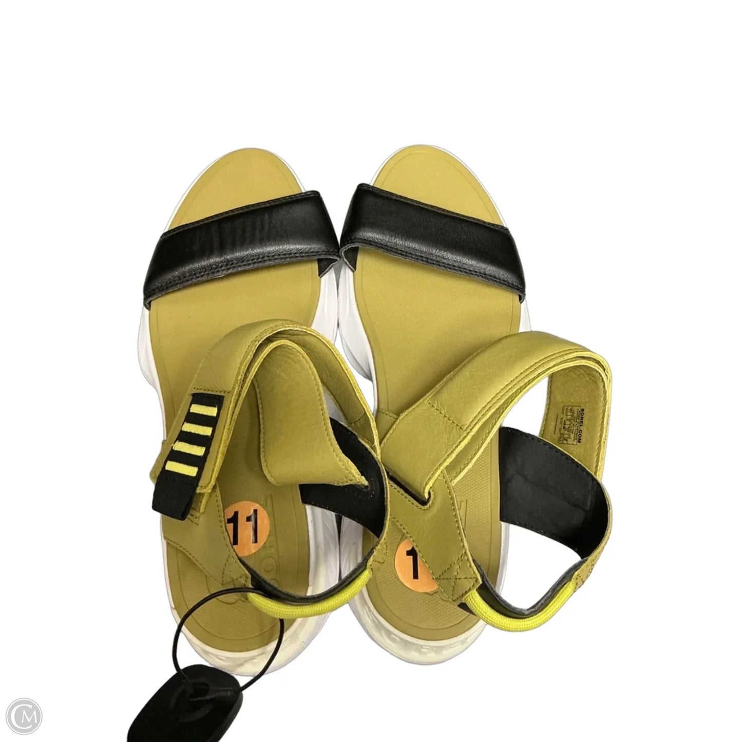 Sandals Sport By Sorel In Green, Size: 11