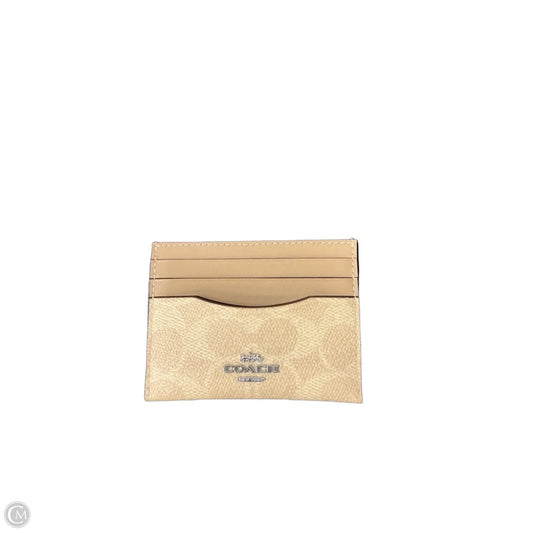 Id/card Holder Designer By Coach, Size: Small