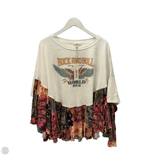Top Short Sleeve By Clothes Mentor In White, Size: Xl