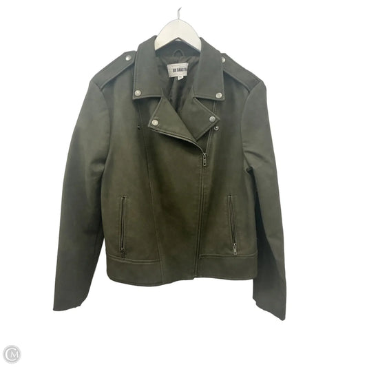 Jacket Moto By Bb Dakota In Green, Size: Xl