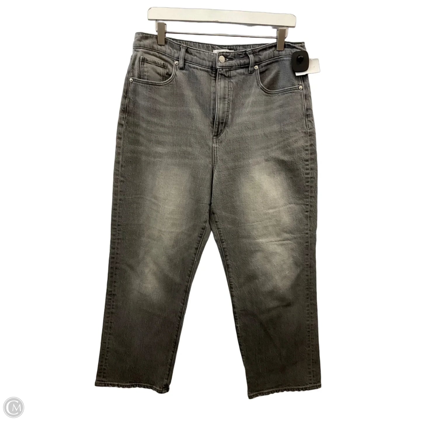 Jeans Wide Leg By Loft In Grey Denim, Size: 12
