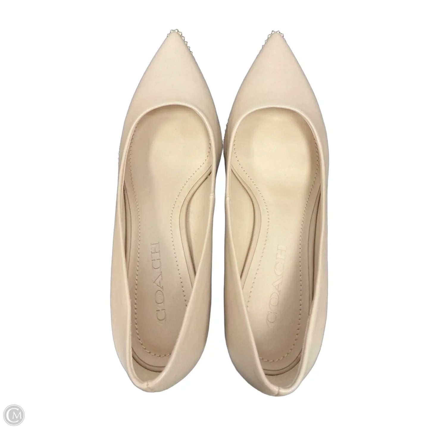 Shoes Designer By Coach In Cream, Size: 6