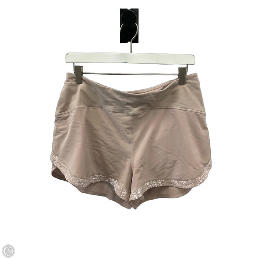 Athletic Shorts By Lululemon In Pink, Size: 10