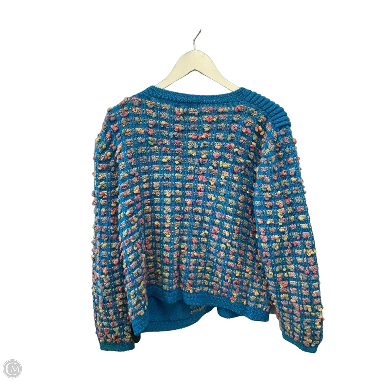 Cardigan By Clothes Mentor In Blue, Size: L