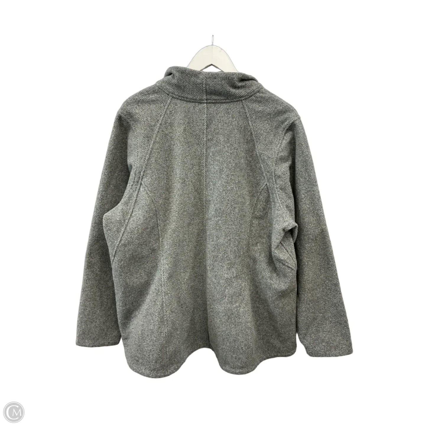 Athletic Jacket By Athleta In Grey, Size: 2x