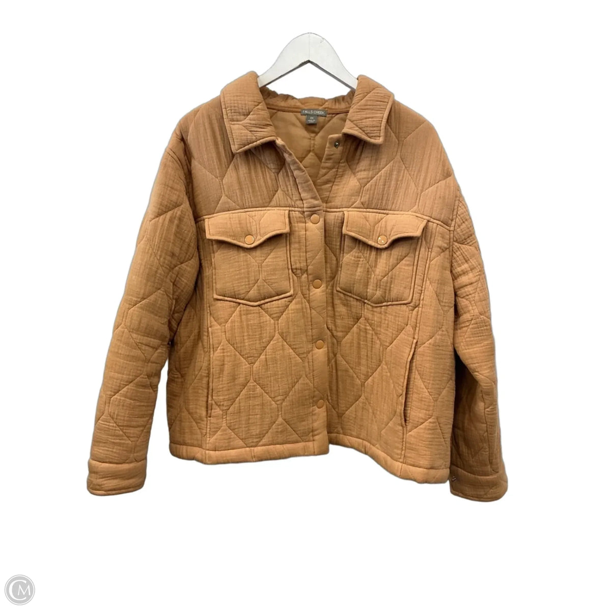 Jacket Other By Falls Creek In Orange, Size: 2x