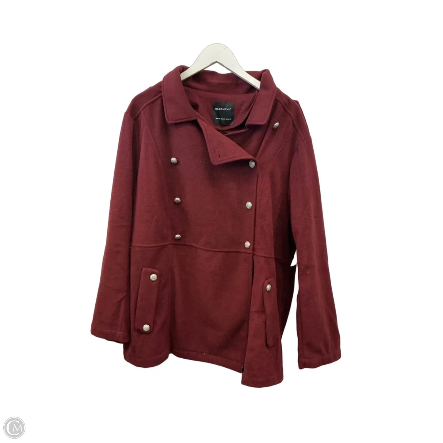 Jacket Other By Bloomchic In Maroon, Size: 2x