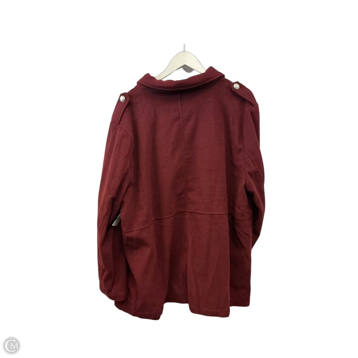 Jacket Other By Bloomchic In Maroon, Size: 2x