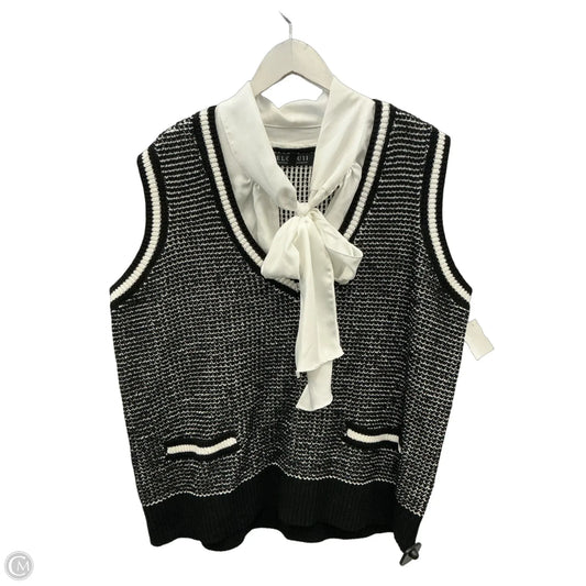 Sweater Short Sleeve By Eloquii In Black, Size: 2x
