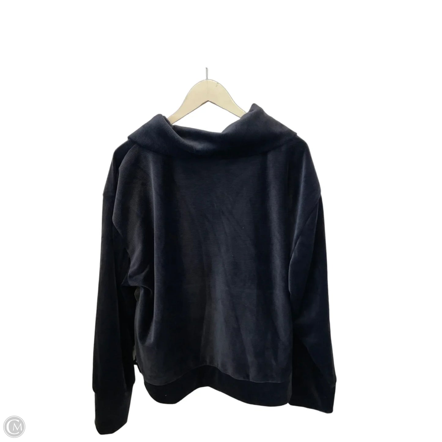 Top Long Sleeve Designer By Halston In Blue, Size: Xxl