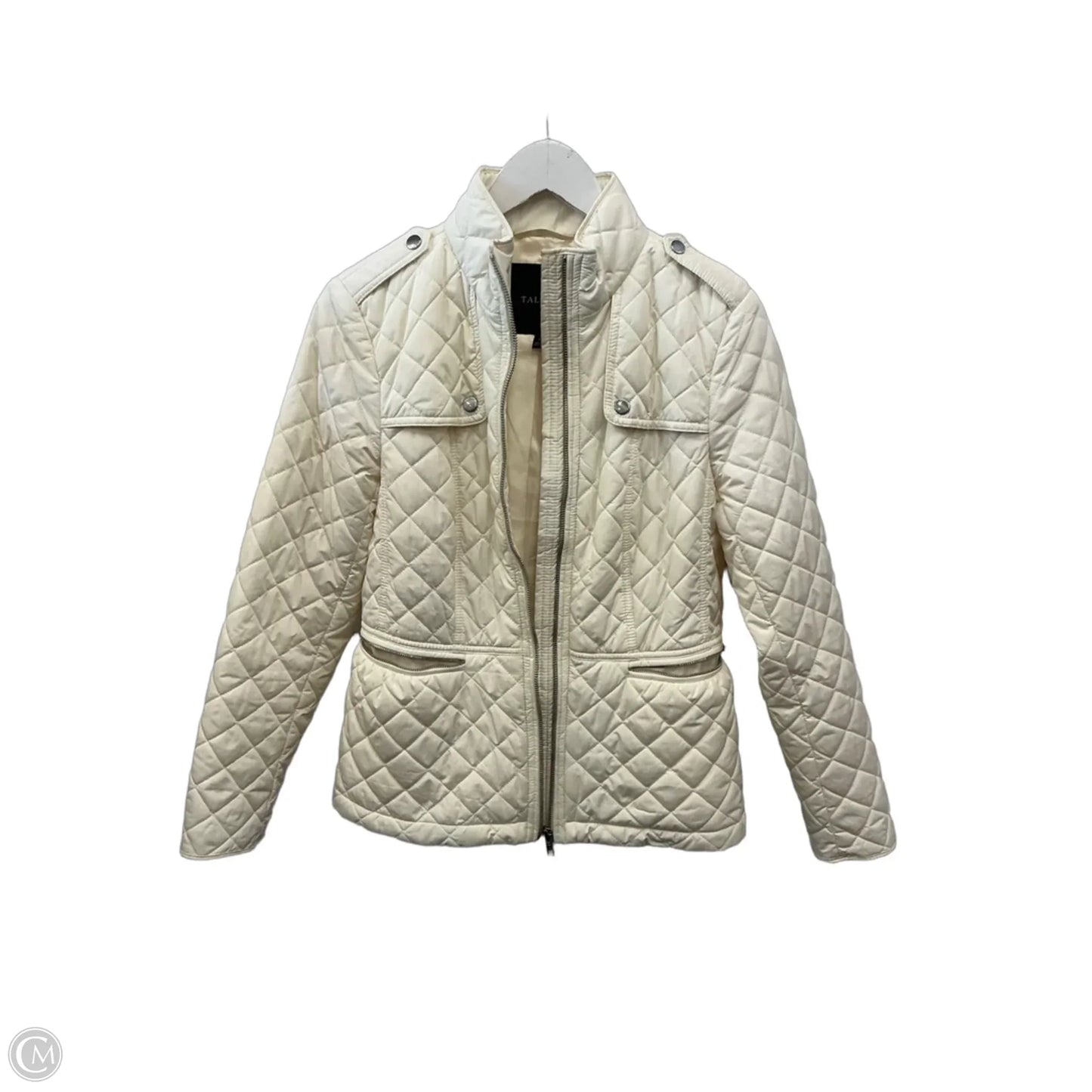 Coat Other By Talbots In Cream, Size: S