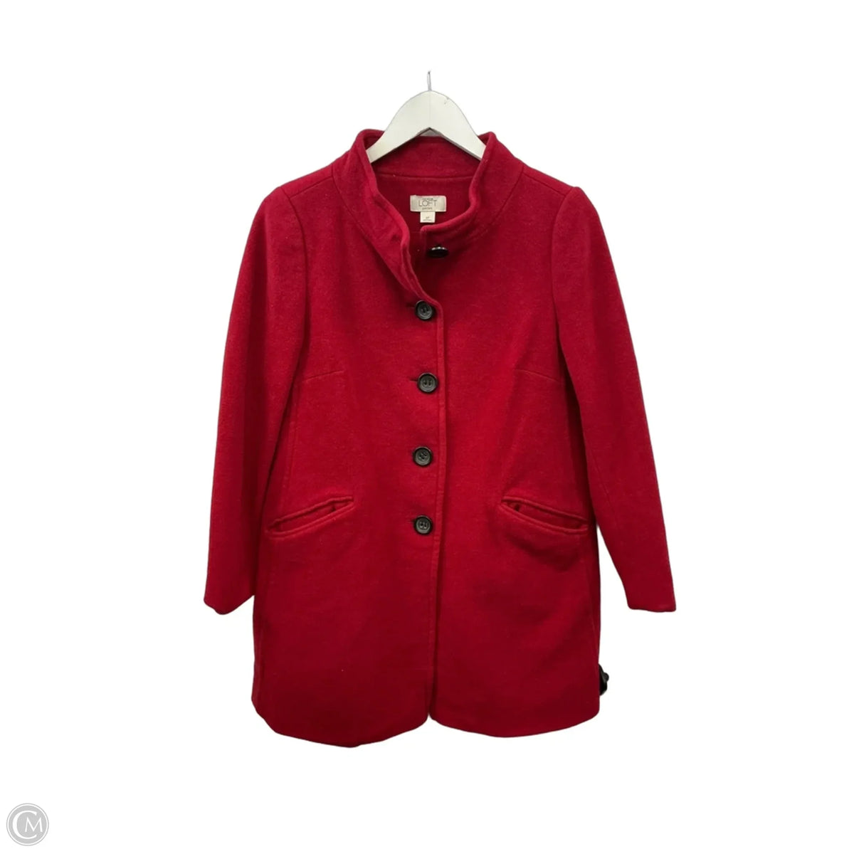 Coat Peacoat By Loft In Red, Size: Sp