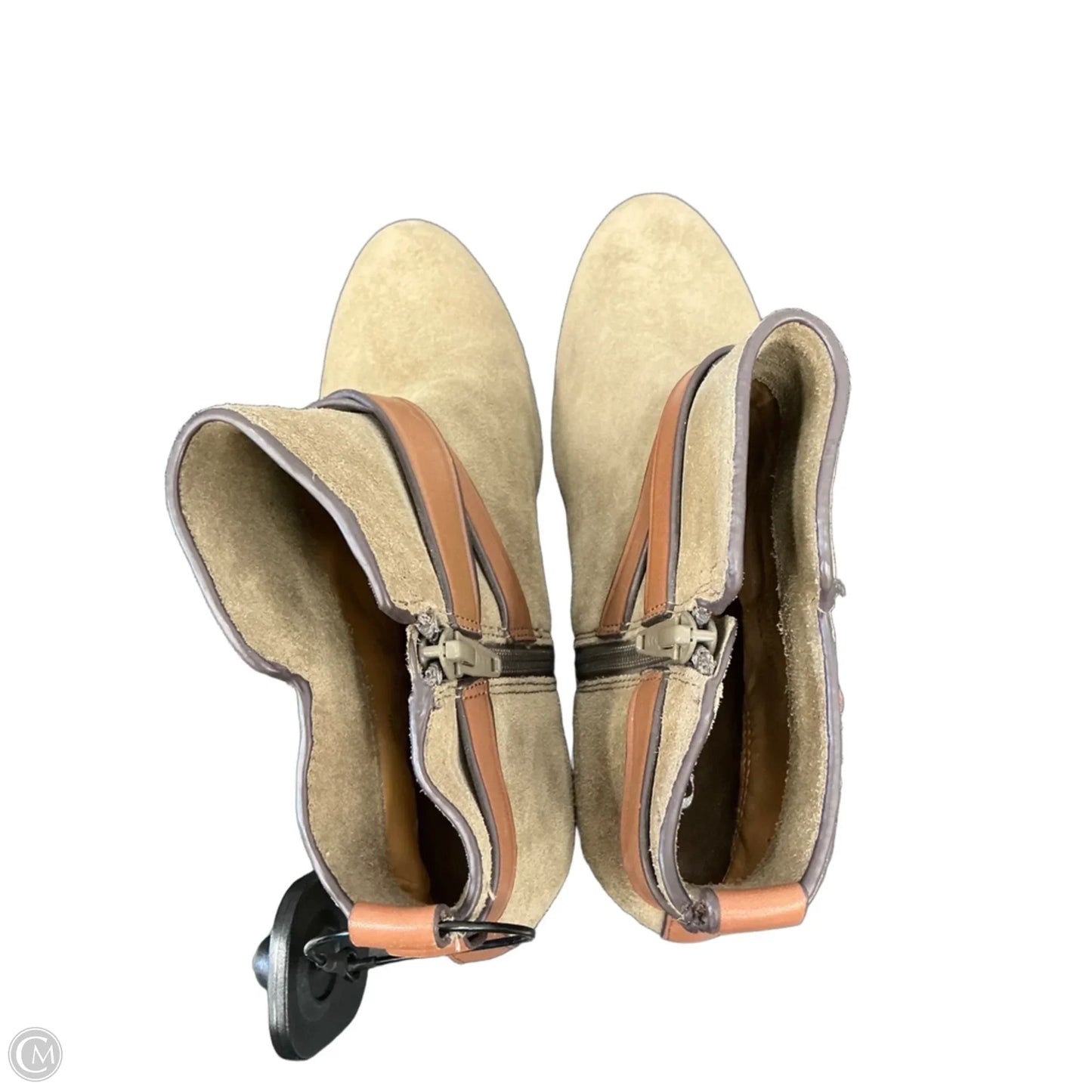 Boots Designer By Coach In Tan, Size: 6.5